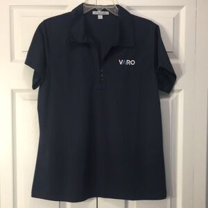 Port Authority Navy Blue short sleeve shirt